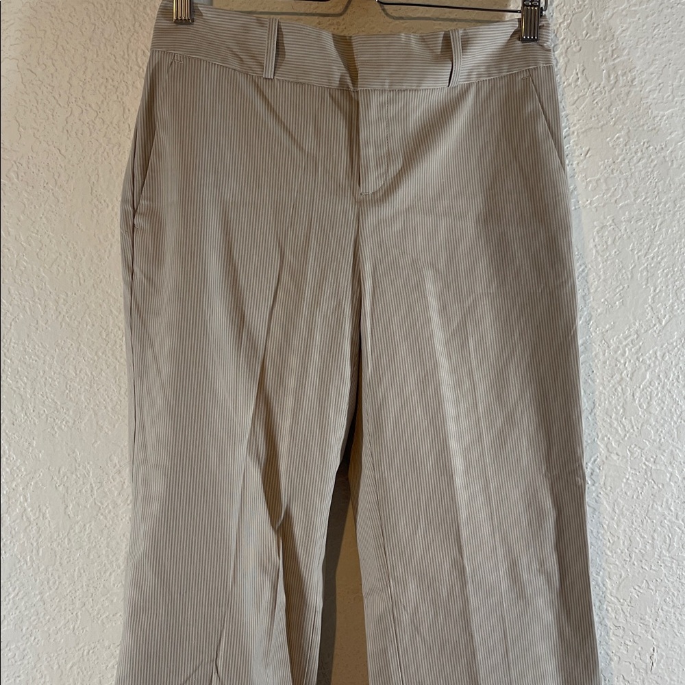 BANANA REPUBLIC Martin Fit With Stripes Trousers Front Pockets Size 2 NEW - Picture 2 of 10